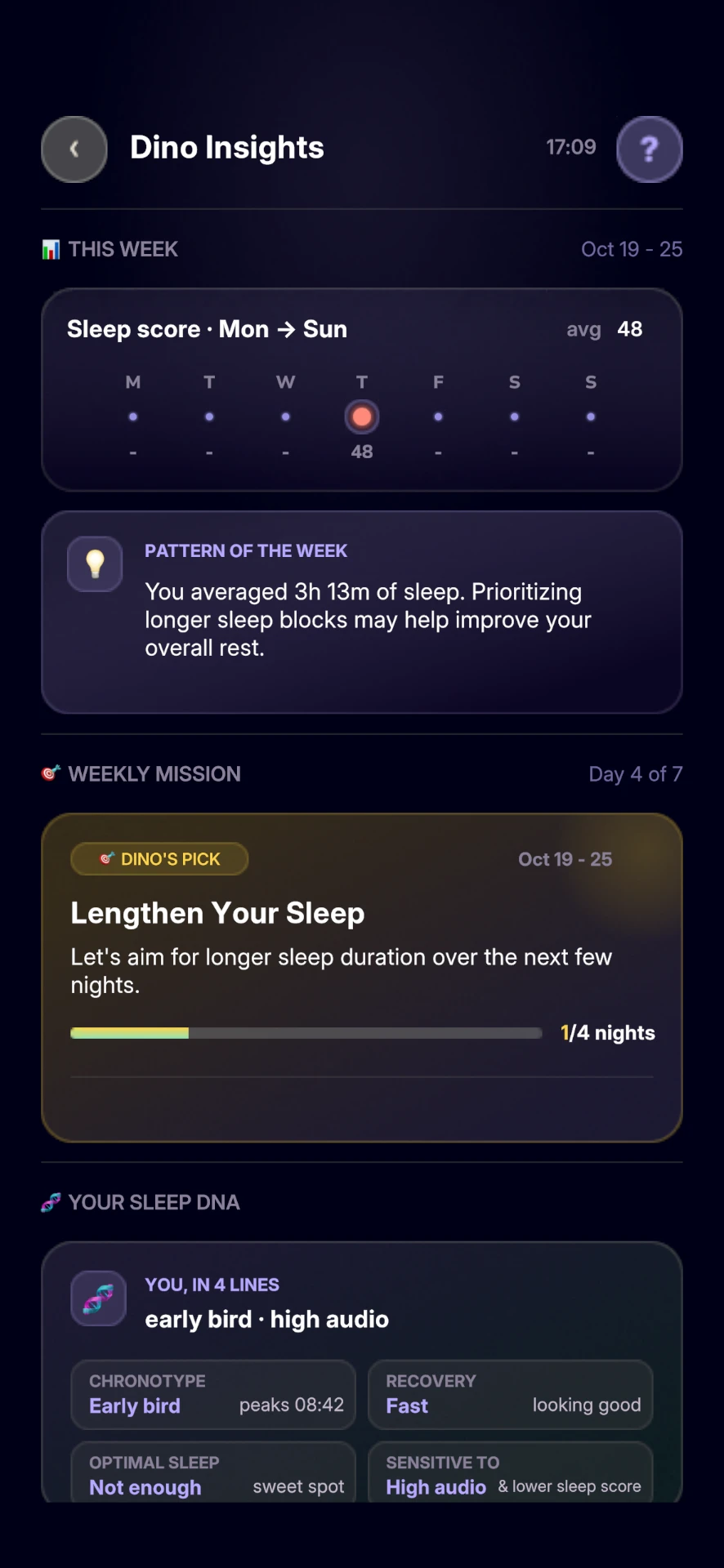 Sleepagotchi app screenshot 3